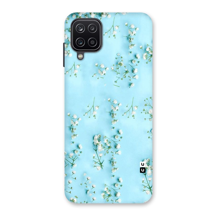 White Lily Design Back Case for Galaxy A12