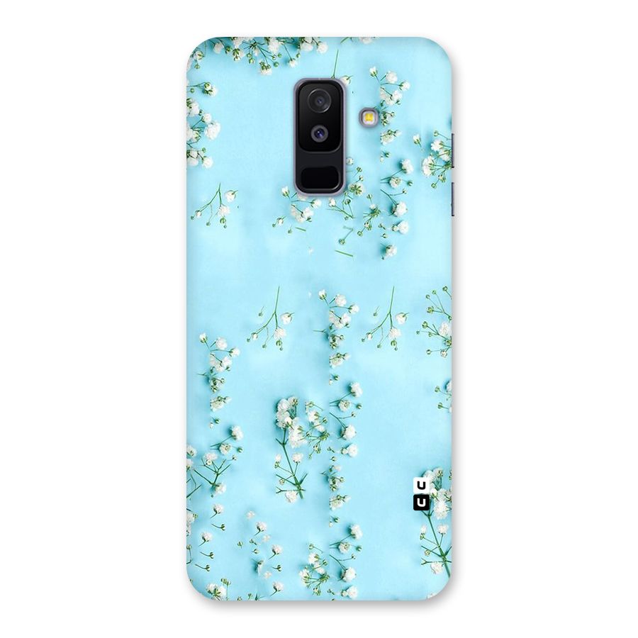 White Lily Design Back Case for Galaxy A6 Plus