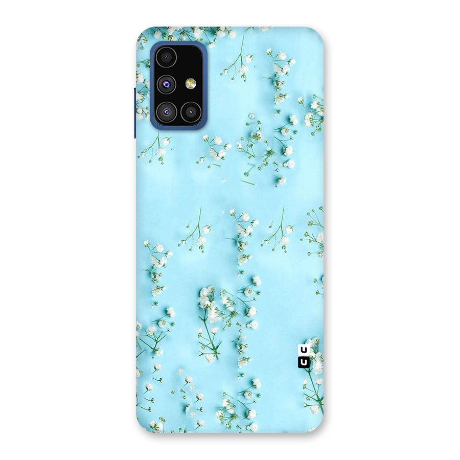 White Lily Design Back Case for Galaxy M51