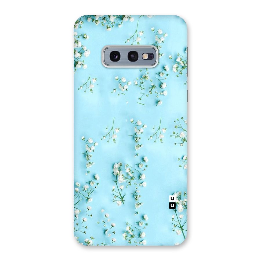 White Lily Design Back Case for Galaxy S10e