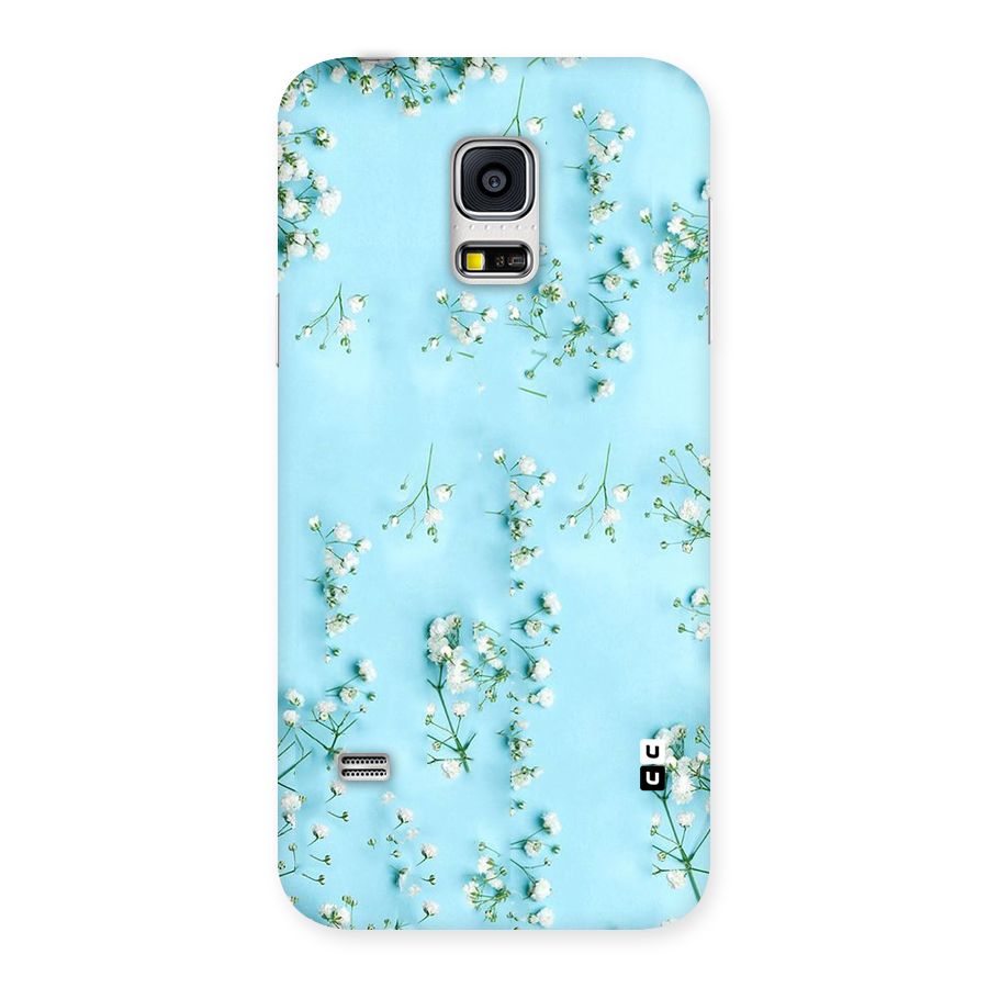 White Lily Design Back Case for Galaxy S5 Mini