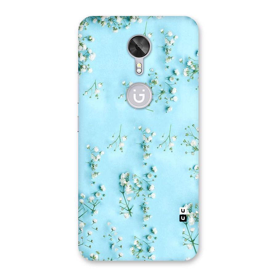 White Lily Design Back Case for Gionee A1