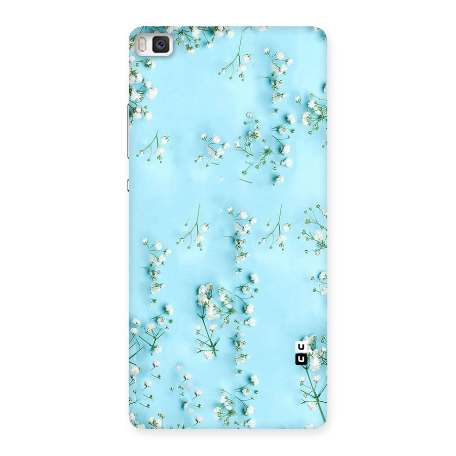 White Lily Design Back Case for Huawei P8