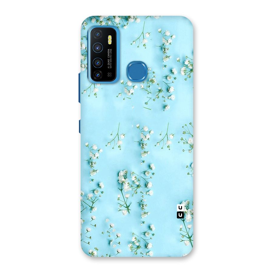 White Lily Design Back Case for Infinix Hot 9