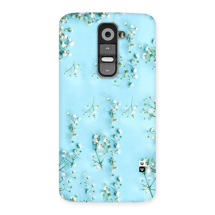 White Lily Design Back Case for LG G2