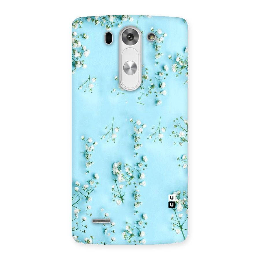 White Lily Design Back Case for LG G3 Beat