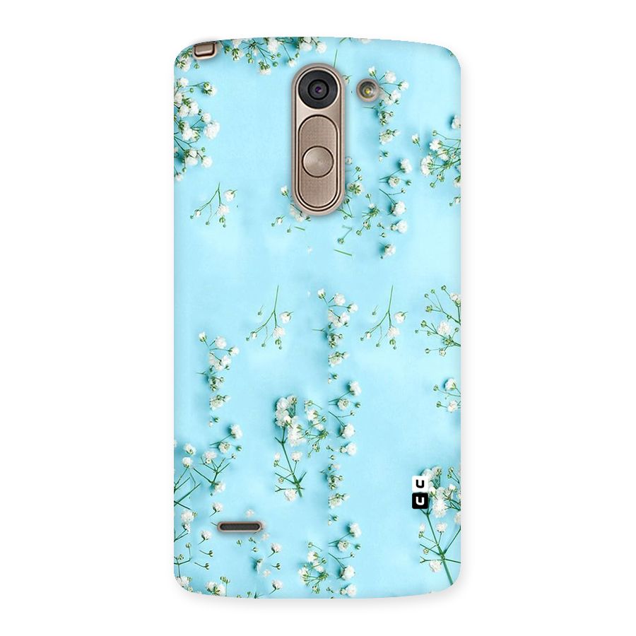 White Lily Design Back Case for LG G3 Stylus