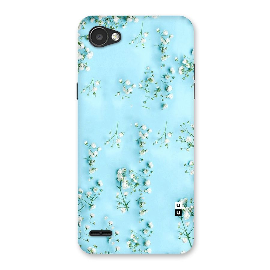 White Lily Design Back Case for LG Q6