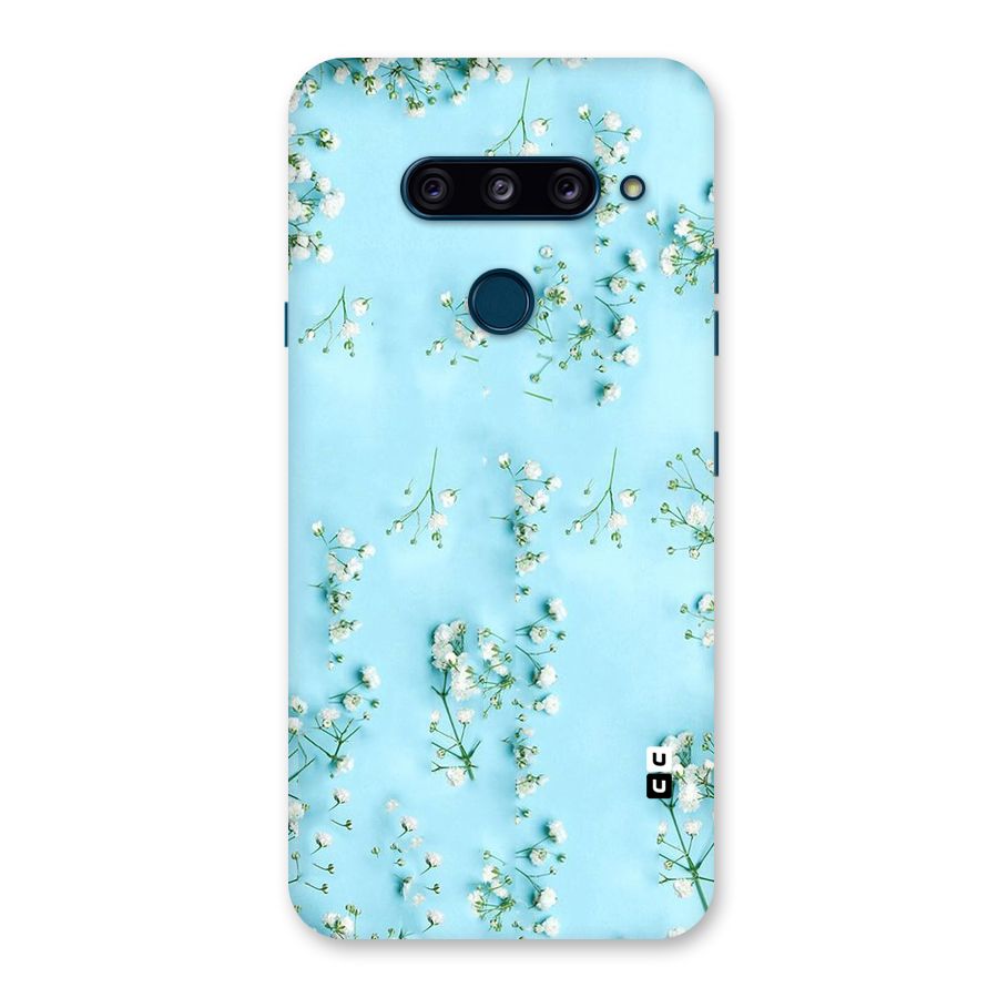 White Lily Design Back Case for LG  V40 ThinQ