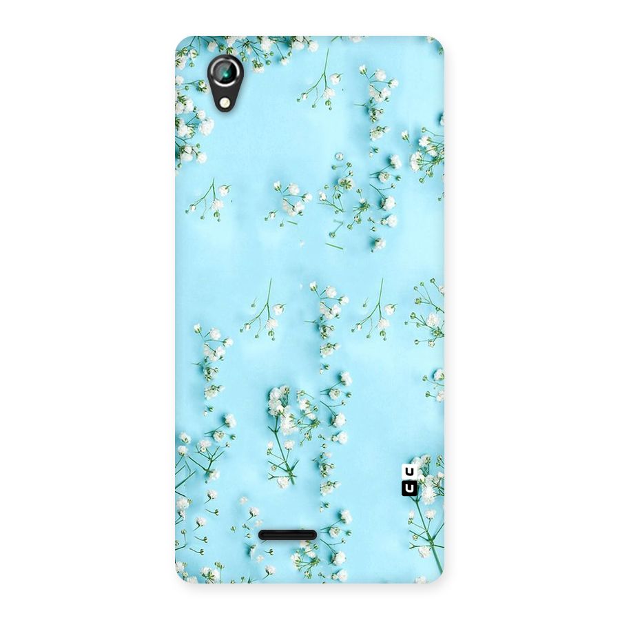 White Lily Design Back Case for Lava Iris 800