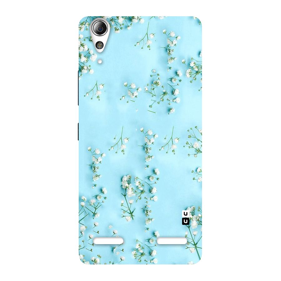 White Lily Design Back Case for Lenovo A6000 Plus