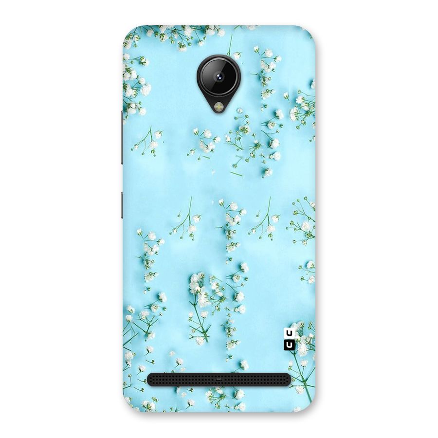 White Lily Design Back Case for Lenovo C2