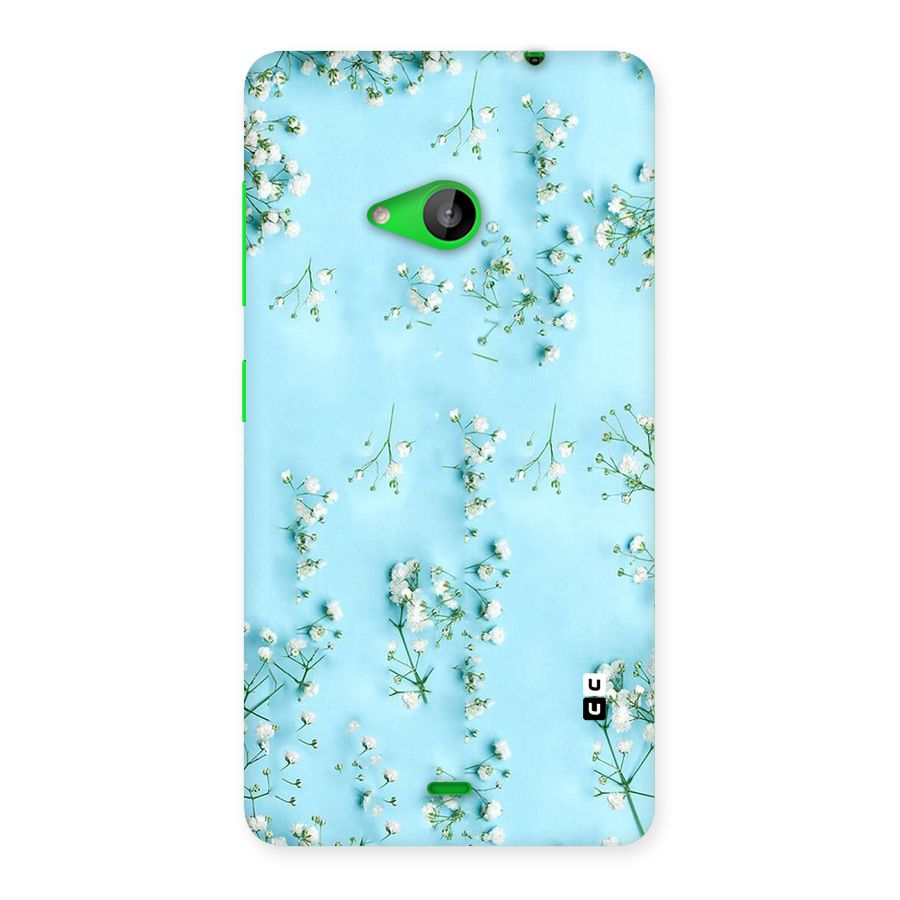 White Lily Design Back Case for Lumia 535
