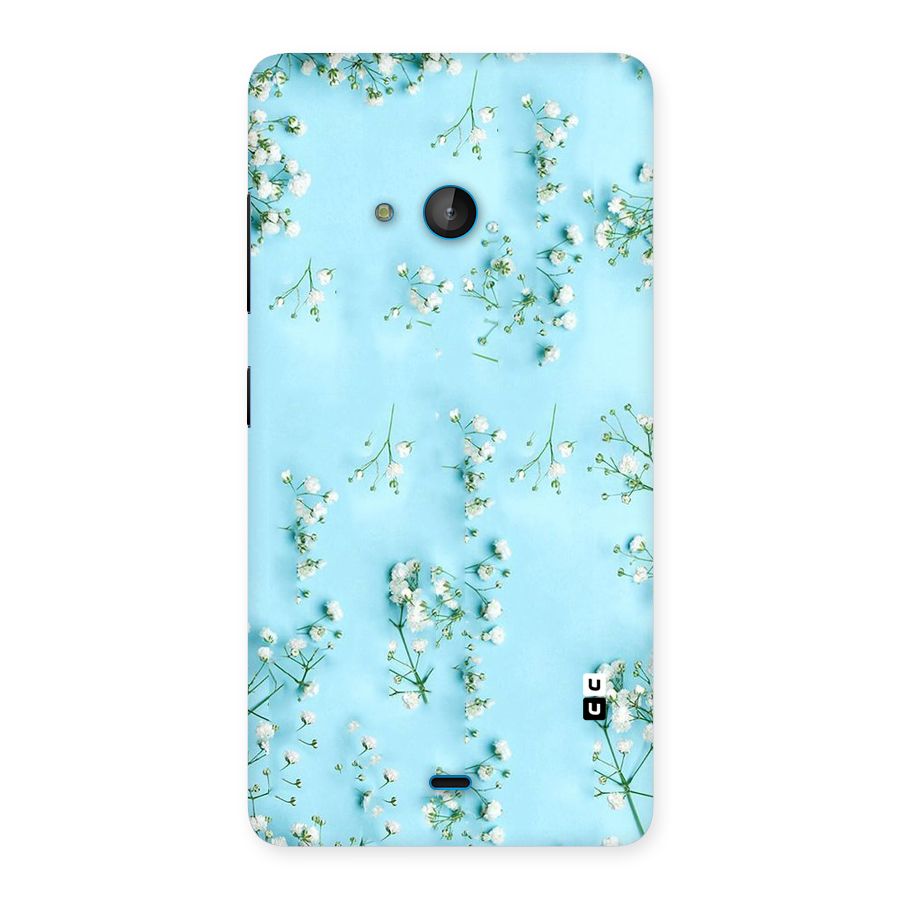 White Lily Design Back Case for Lumia 540