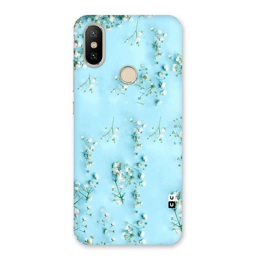 White Lily Design Back Case for Mi A2