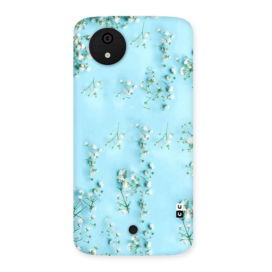White Lily Design Back Case for Micromax Canvas A1