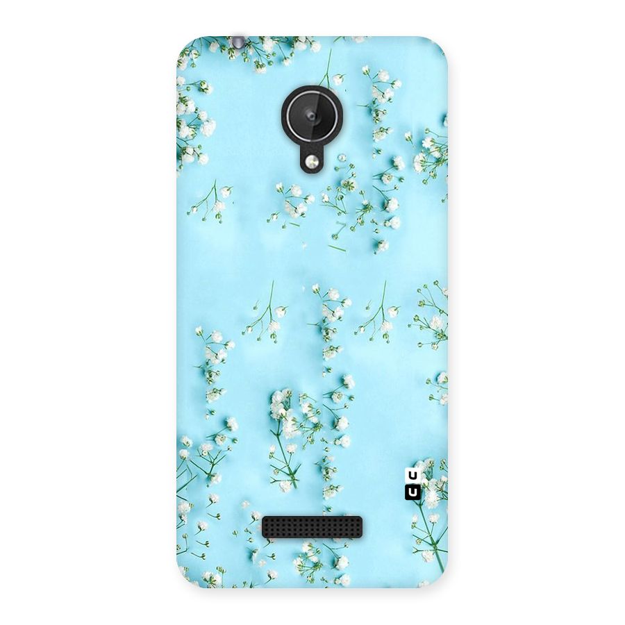 White Lily Design Back Case for Micromax Canvas Spark Q380