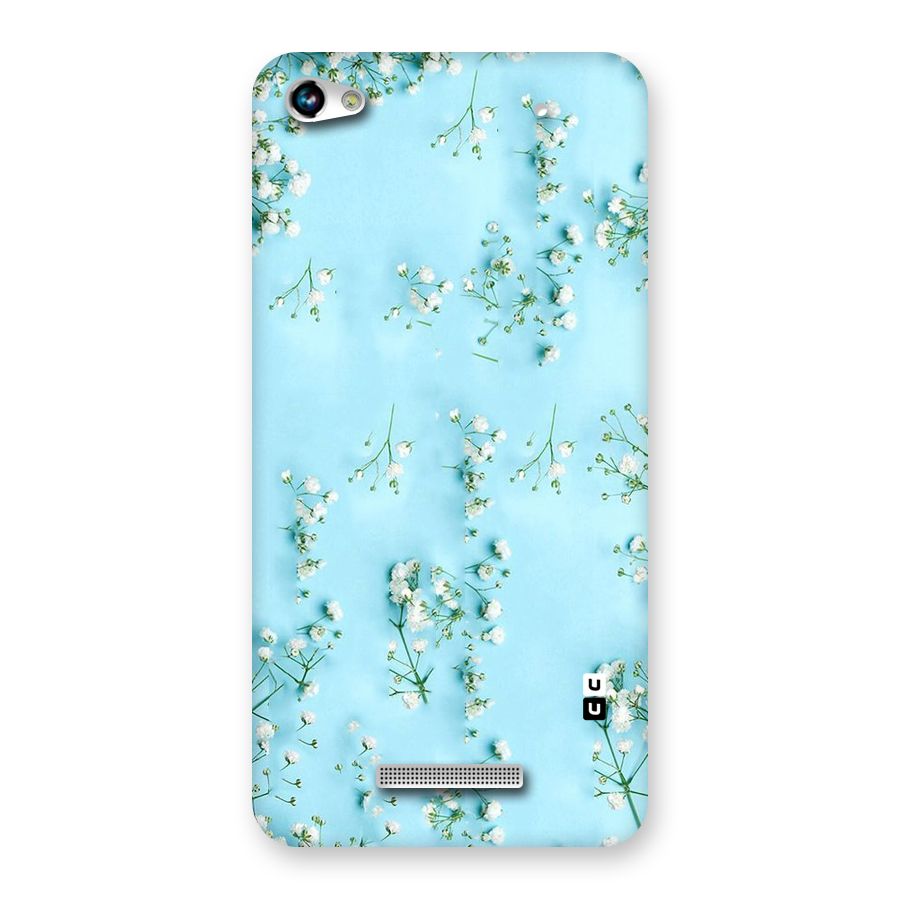 White Lily Design Back Case for Micromax Hue 2