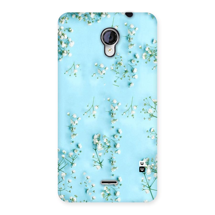 White Lily Design Back Case for Micromax Unite 2 A106