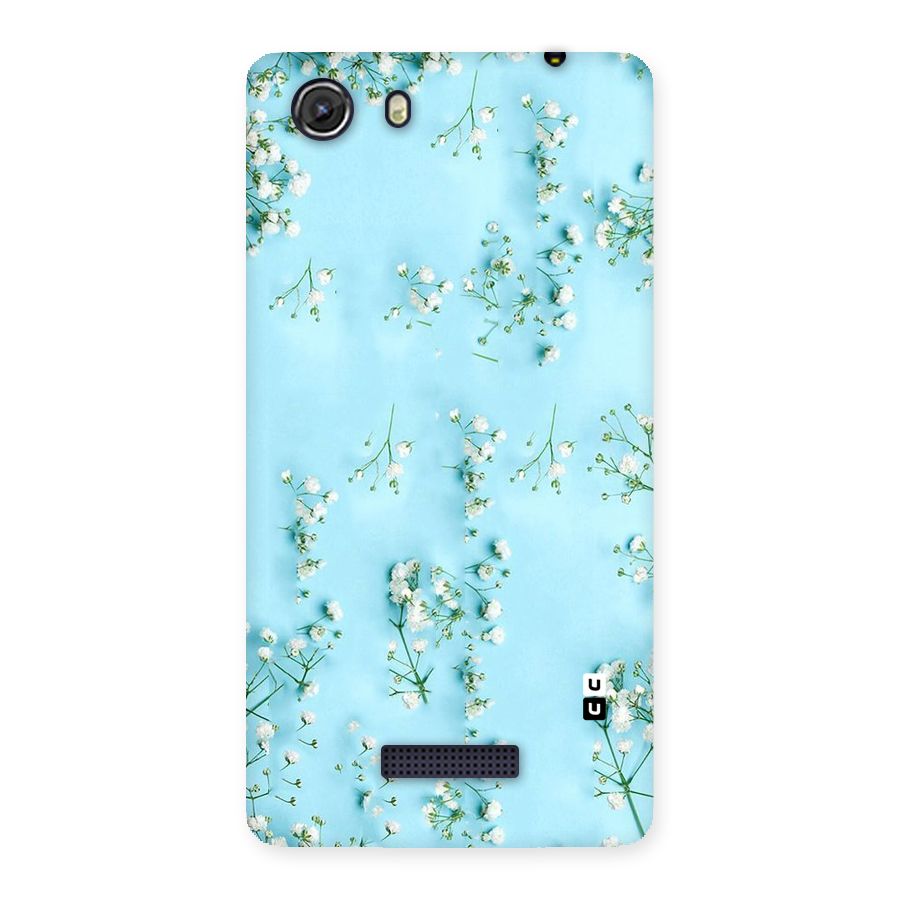 White Lily Design Back Case for Micromax Unite 3