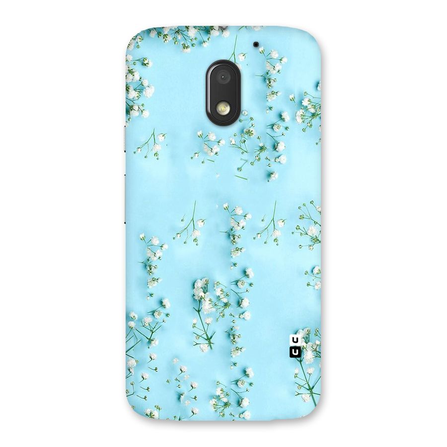 White Lily Design Back Case for Moto E3 Power