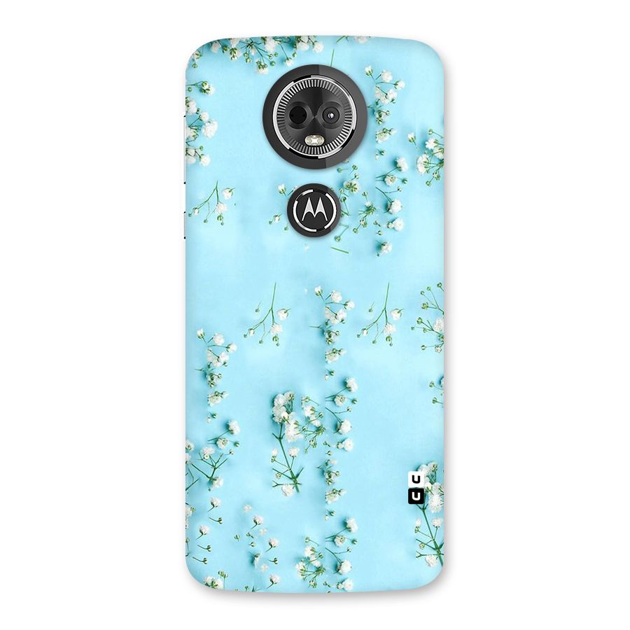 White Lily Design Back Case for Moto E5 Plus