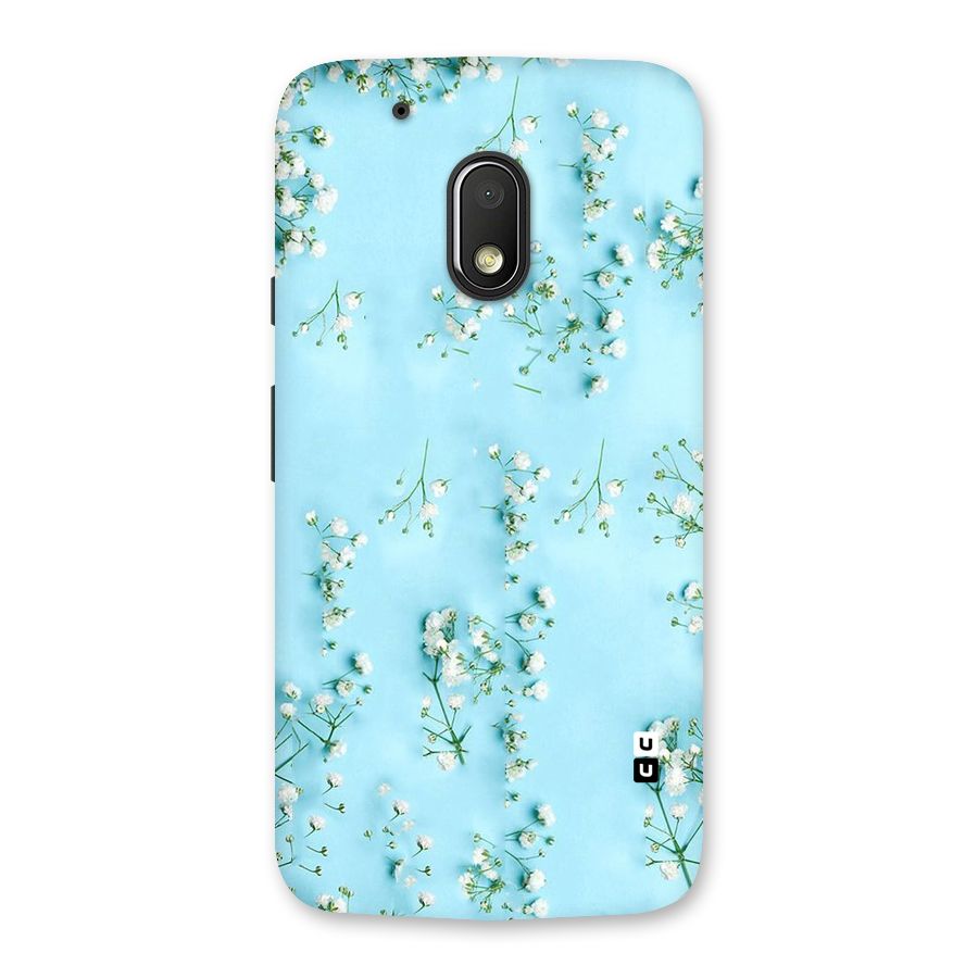 White Lily Design Back Case for Moto G4 Play
