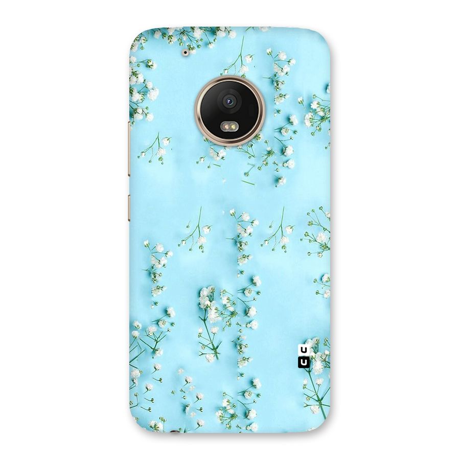 White Lily Design Back Case for Moto G5 Plus