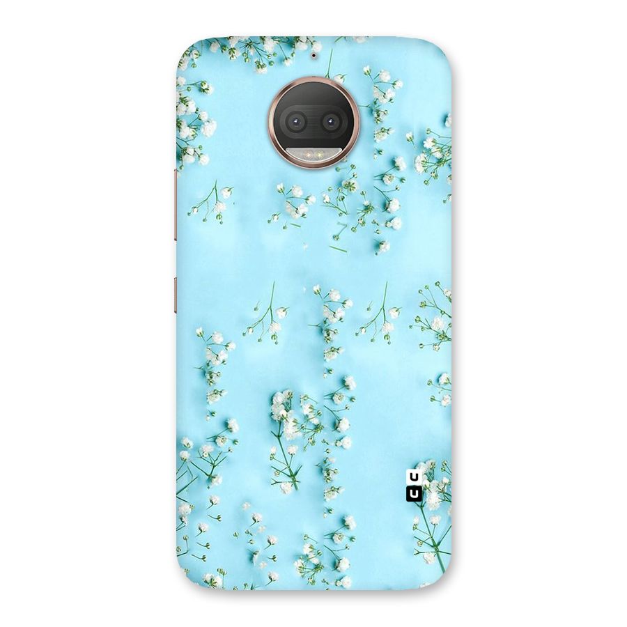 White Lily Design Back Case for Moto G5s Plus