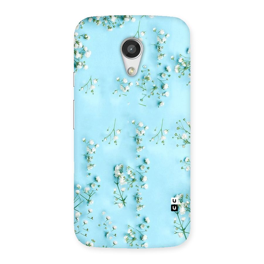 White Lily Design Back Case for Moto G 2nd Gen