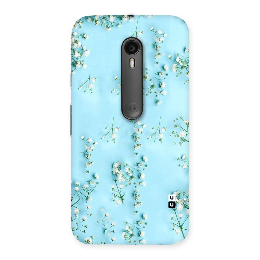 White Lily Design Back Case for Moto G Turbo
