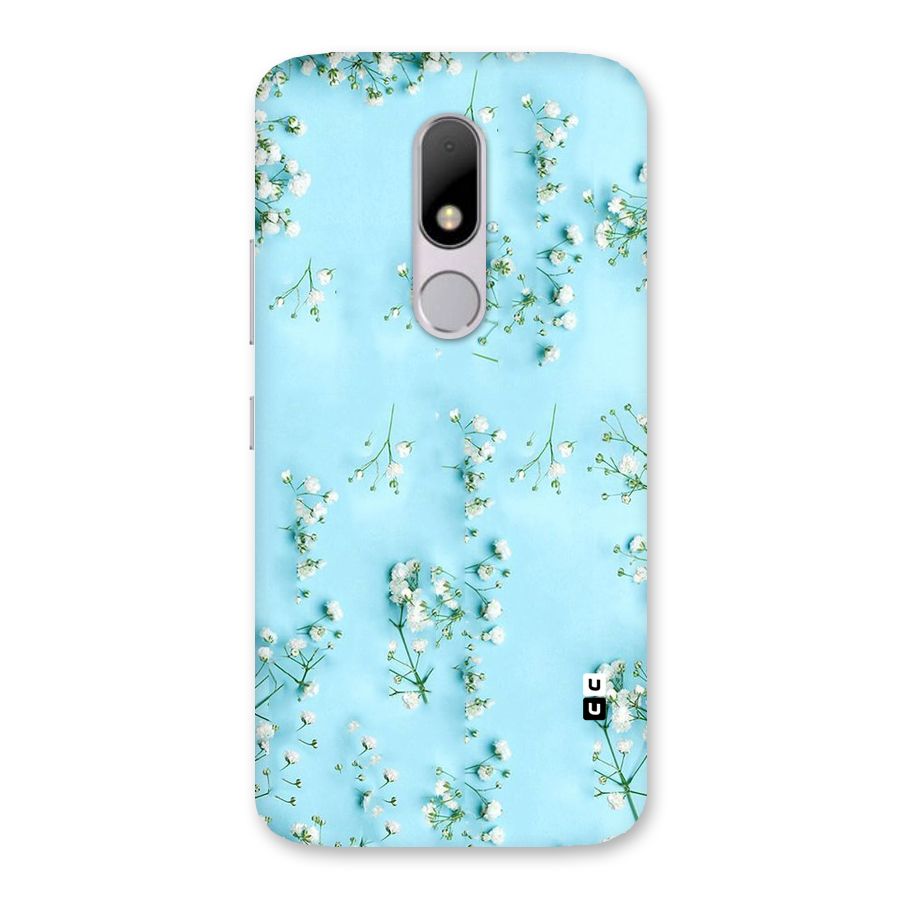 White Lily Design Back Case for Moto M