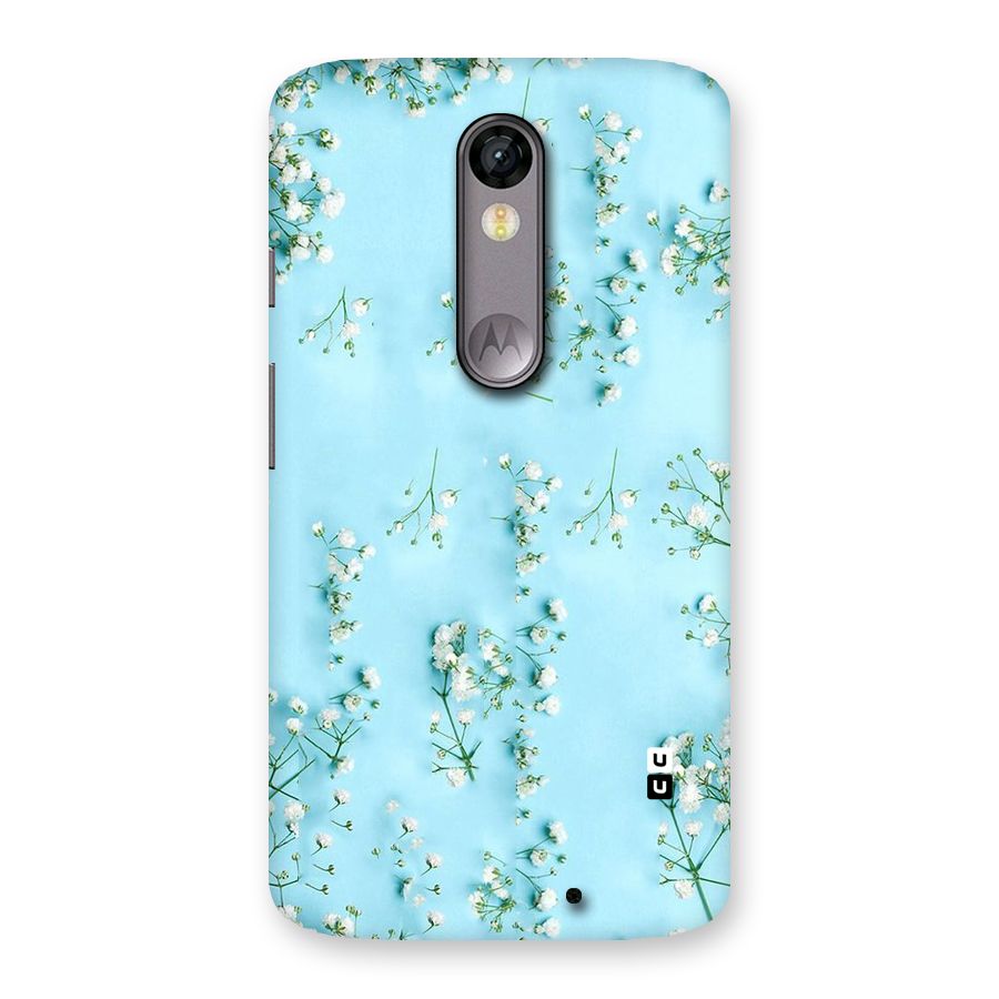 White Lily Design Back Case for Moto X Force
