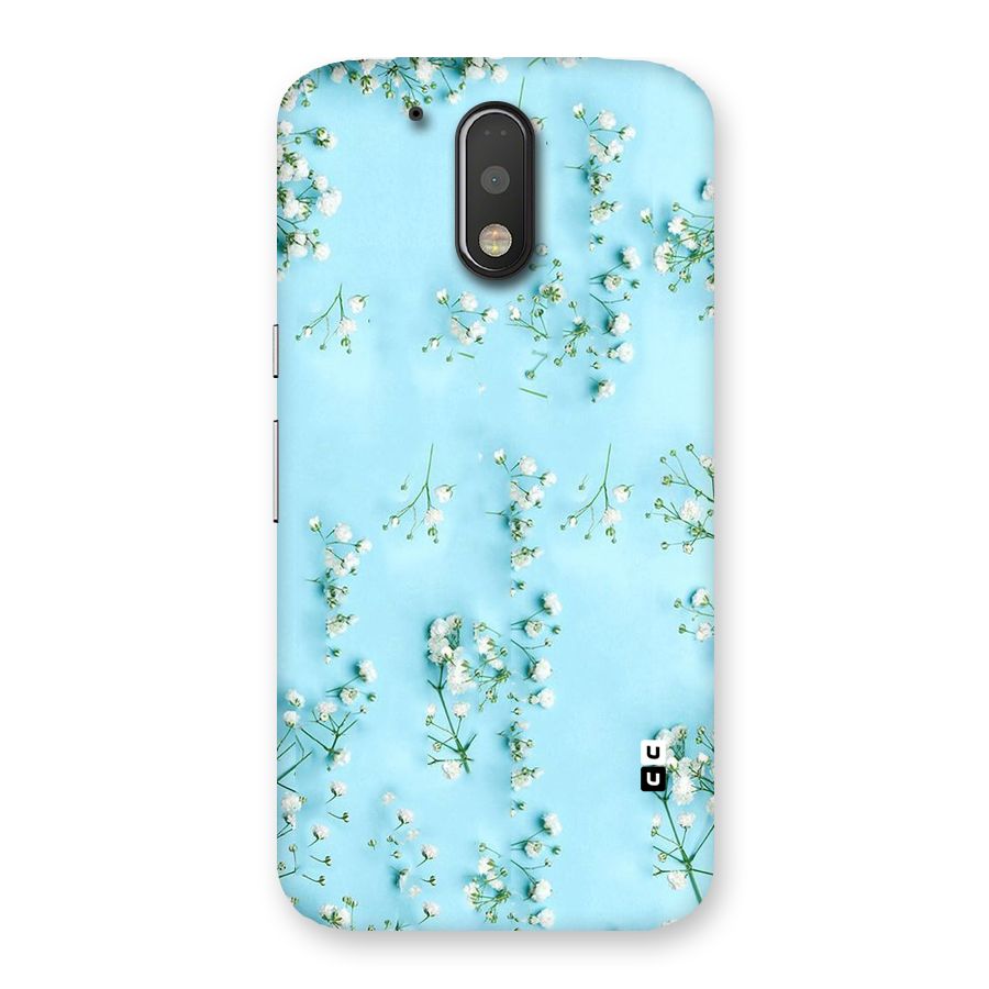 White Lily Design Back Case for Motorola Moto G4