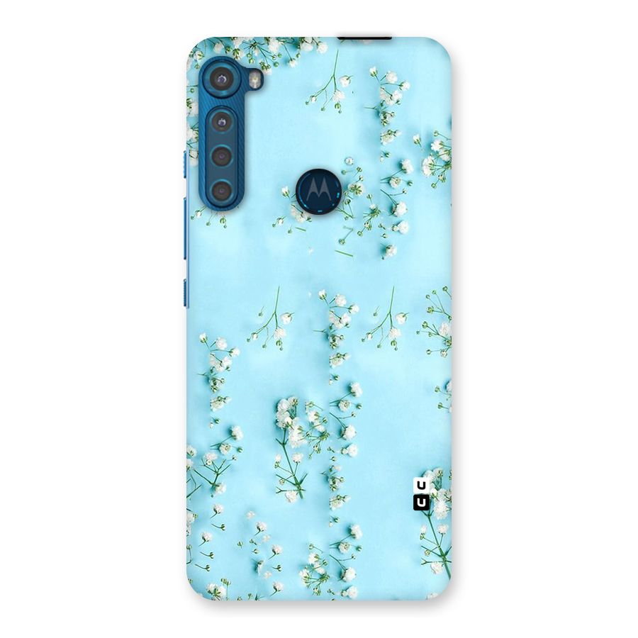 White Lily Design Back Case for Motorola One Fusion Plus