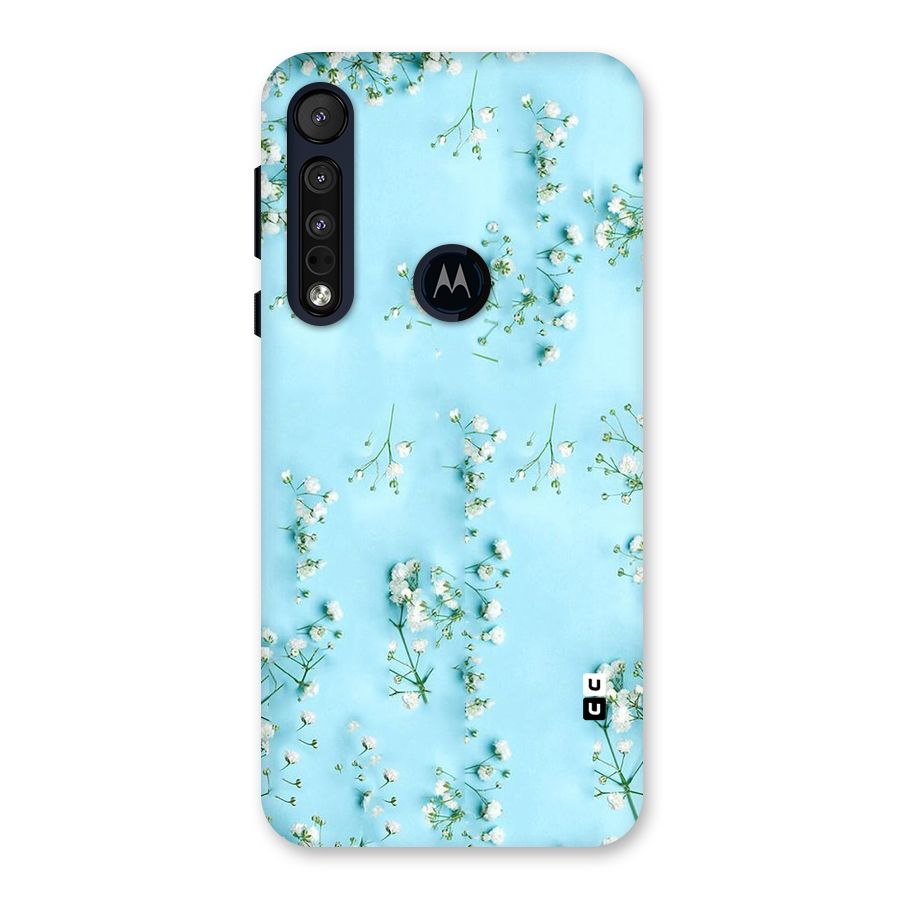 White Lily Design Back Case for Motorola One Macro