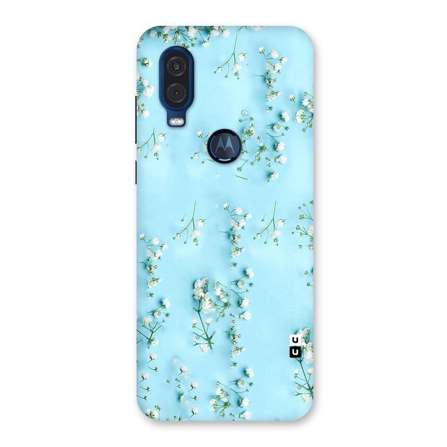White Lily Design Back Case for Motorola One Vision