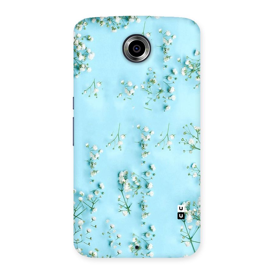 White Lily Design Back Case for Nexsus 6