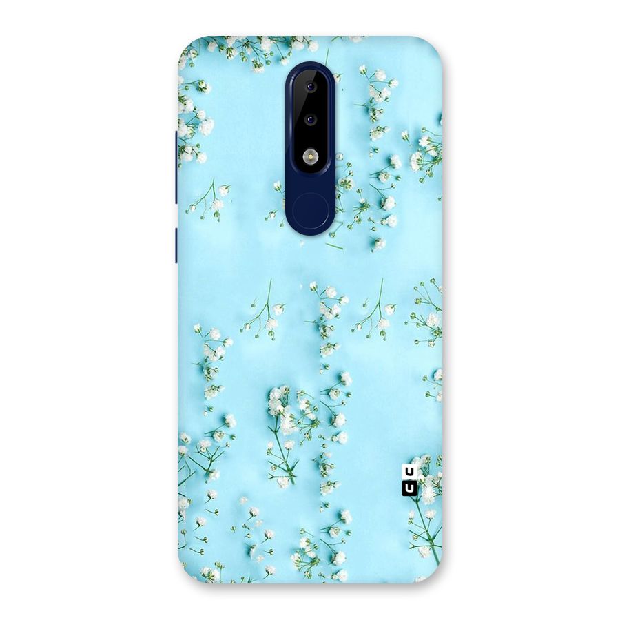White Lily Design Back Case for Nokia 5.1 Plus