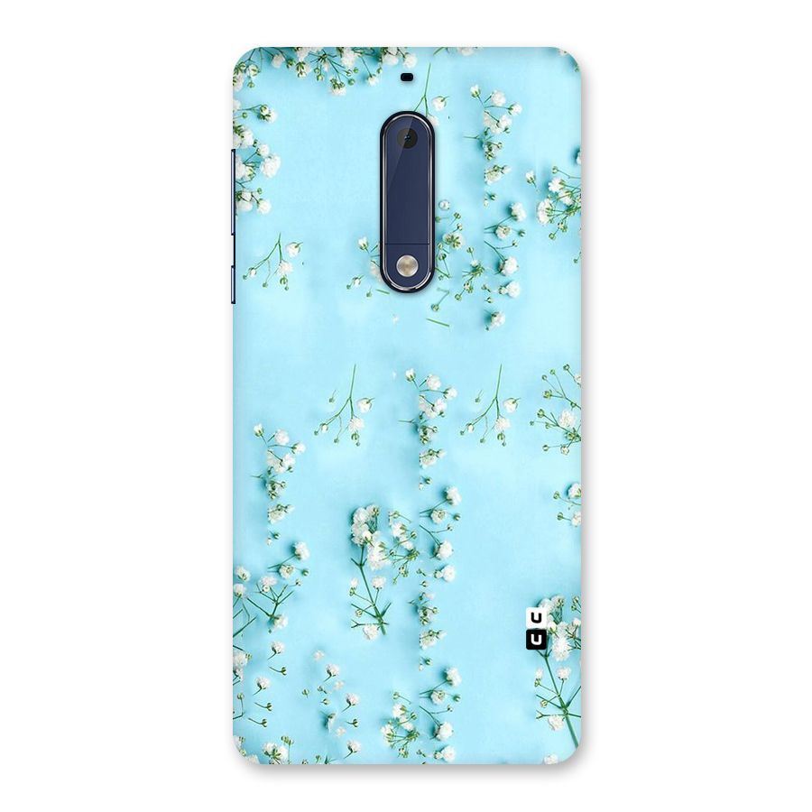 White Lily Design Back Case for Nokia 5