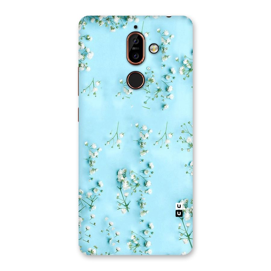 White Lily Design Back Case for Nokia 7 Plus
