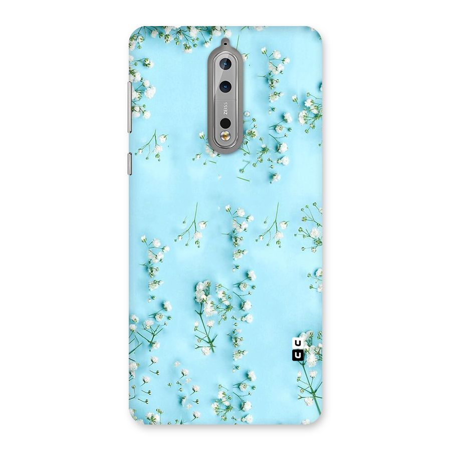 White Lily Design Back Case for Nokia 8