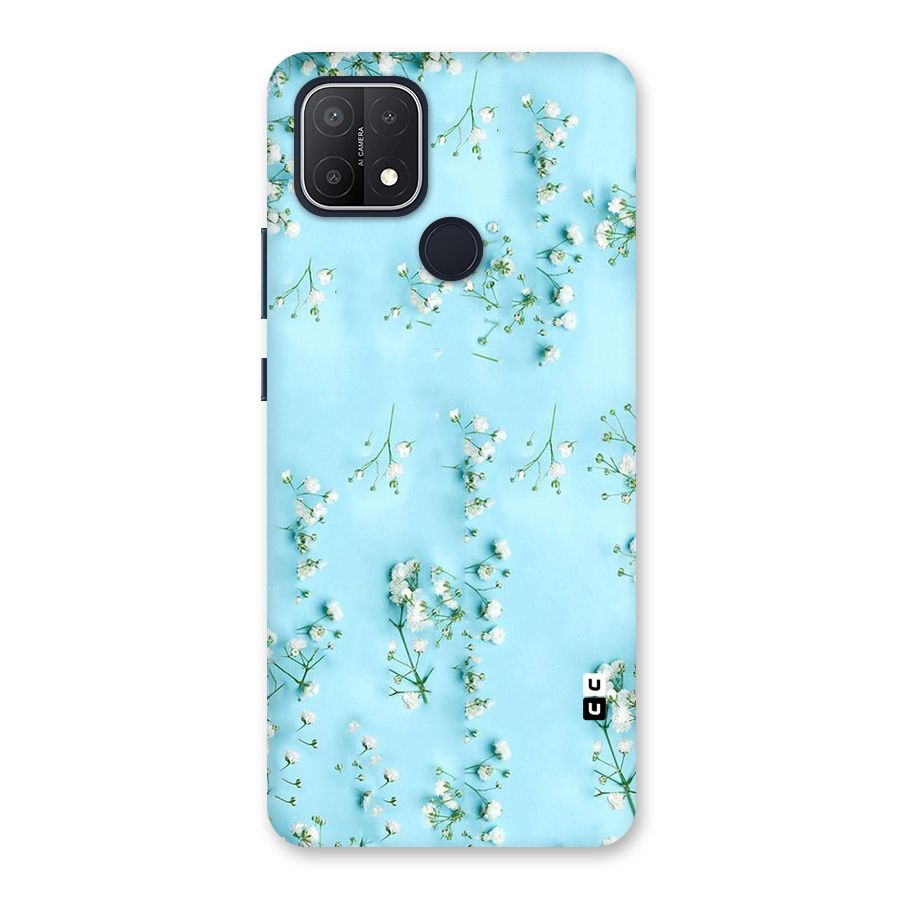 White Lily Design Back Case for Oppo A15