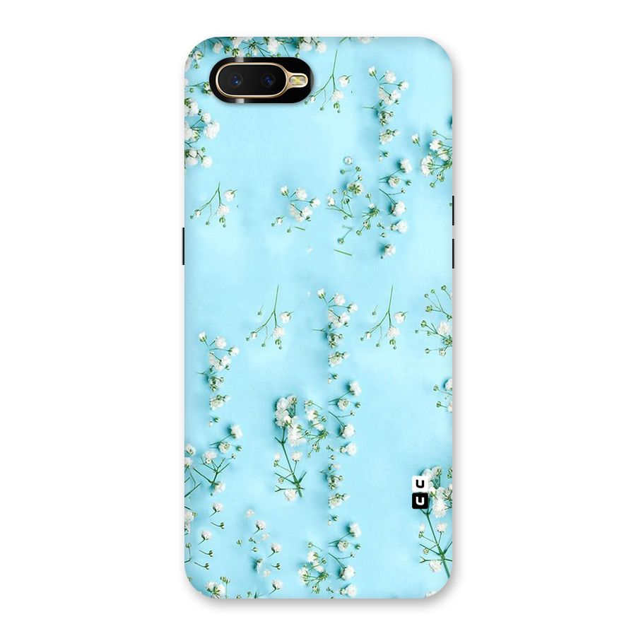White Lily Design Back Case for Oppo K1