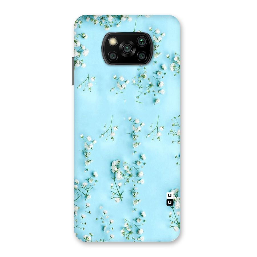 White Lily Design Back Case for Poco X3