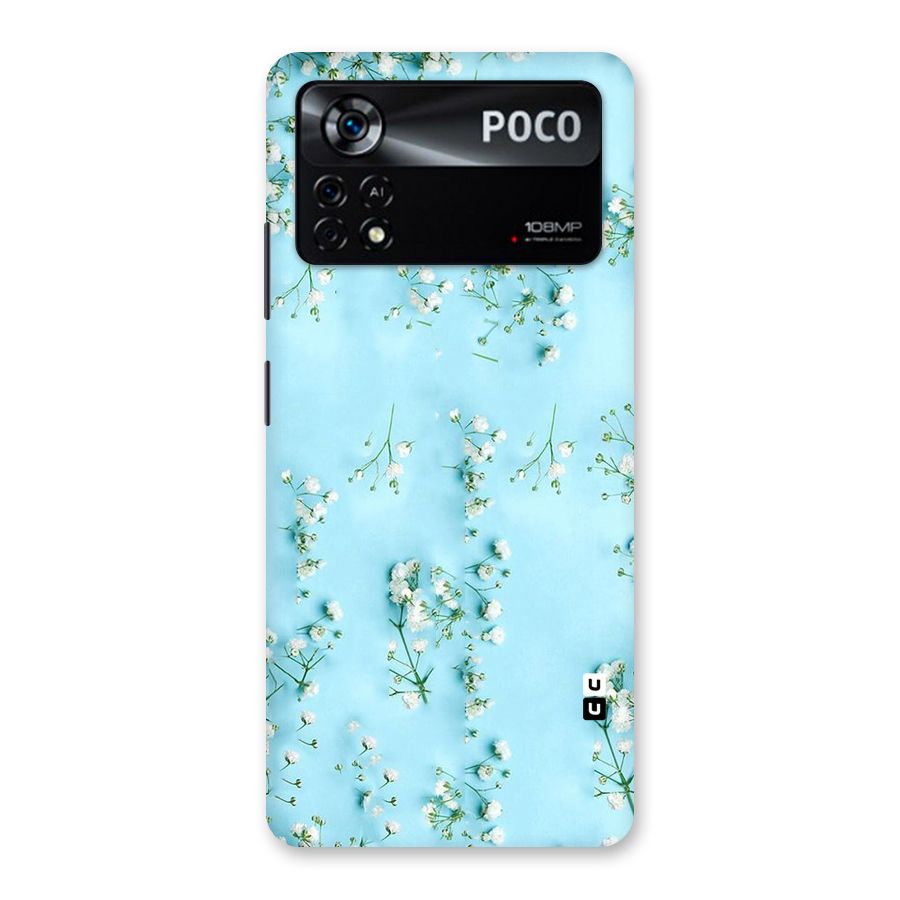 White Lily Design Back Case for Poco X4 Pro 5G