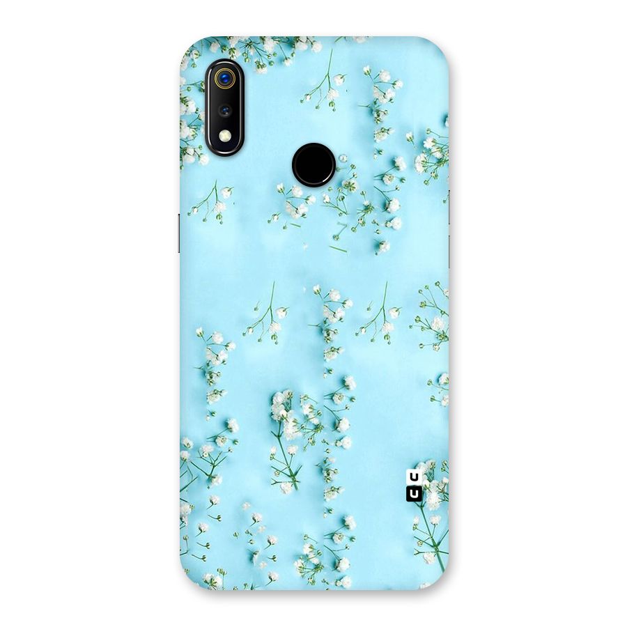 White Lily Design Back Case for Realme 3