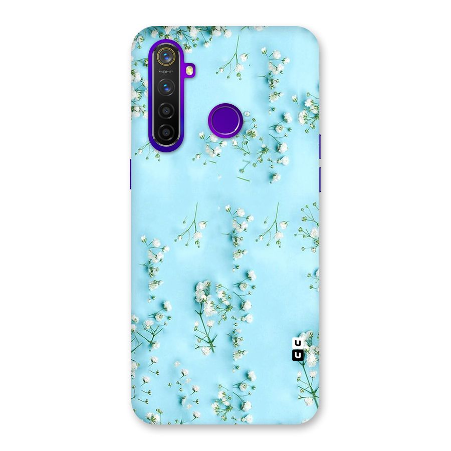 White Lily Design Back Case for Realme 5 Pro