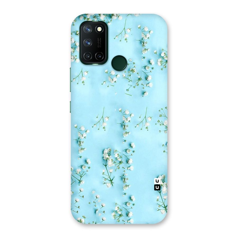 White Lily Design Back Case for Realme 7i