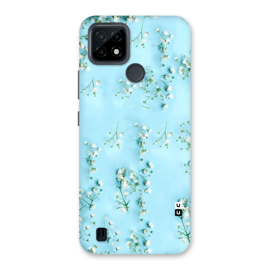 White Lily Design Back Case for Realme C21